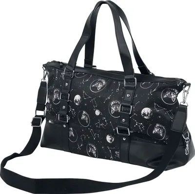 Produktbild von Banned Alternative Handtasche Damen Space Cat schwarz/weiß Standard