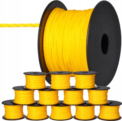 Obrázok produktu pre 12 x murovacia šnúra 50 m x 2 mm žltá