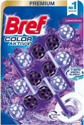 Zdjęcie produktu dla Bref, Zawieszka do WC, Lawenda, 3 x 50g