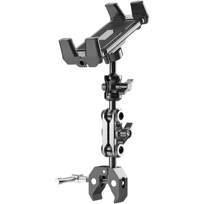 Produktbild von 360 Grad KFZ Kopfstützen Tablet Halterung Halterung Laufband Halterung kompatibel mit Switch iPad Galaxy Tab Smartphone Universal Halter von 12-24 cm