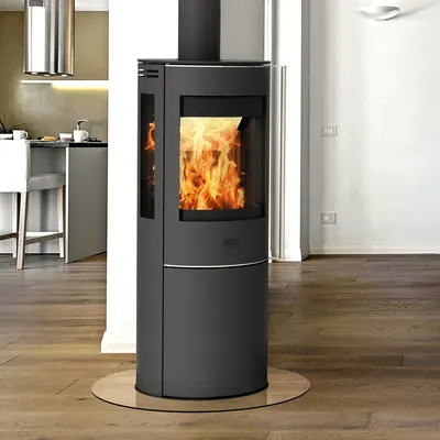 Produktbild von Fireplace Elite Magnolia Kaminofen Stahl Schwarz mit Abdeckplatte Glas