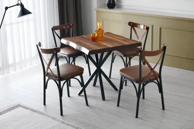 Obrázok produktu pre Skye Decor, Jedálenský stôl (pre 4 osoby) - Serif (Orech)