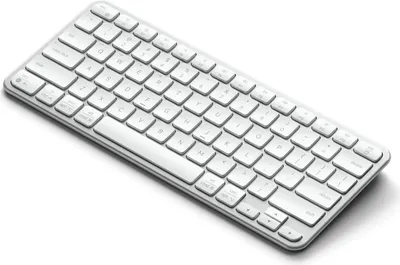 Immagine prodotto di Tastiera wireless SATECHI Slim EX1, tastiera Bluetooth compatta per Mac, Windows e Android, layout QWERTY (inglese), argento