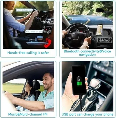 Immagine prodotto di Autoradio con Bluetooth 4 x 60 W Radio FM Connessione USB/MP3/AUX Sistema vivavoce con telecomando wireless