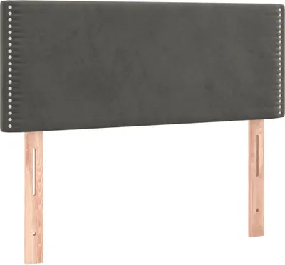 Produktbild von vidaXL Kopfteil Dunkelgrau 80x5x78/88 cm Samt