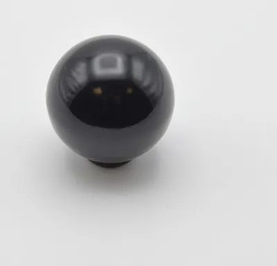 Obrázek produktu pro Resinný úchyt na nábytek, vysoká odolnost, průměr 34 mm, černá barva