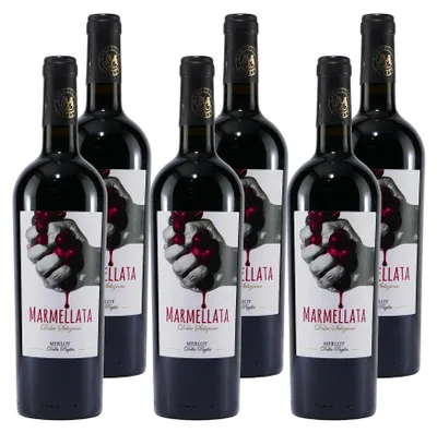 Produktbild von Marmellata Merlot Rotwein IGT -lieblich- (6 x 0,75L)