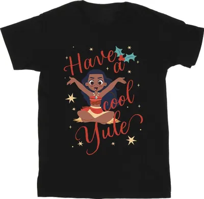 Produktbild von Moana - "Have A Cool Yule" T-Shirt für Mädchen BI54939 (140-146) (Schwarz)