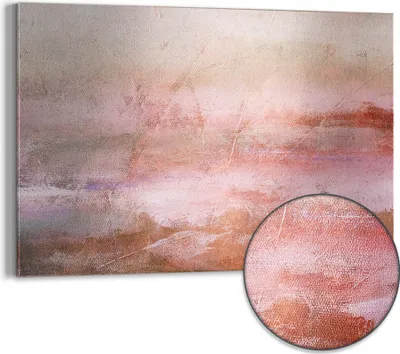 Produktbild von DEQORI Magnettafel Metall 60x40 cm 'Pastell-Horizont' Whiteboard Pinnwand Magnetboard Büro