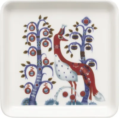 Produktbild von ittala Taika plate square 12x12cm white 1070926