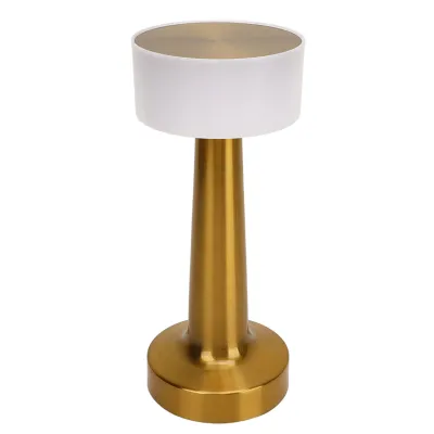 Obrázek produktu pro Přenosná stolní lampa se 3 barvami, funkcí nabíjení přes USB, retro kovová noční lampa do restaurace, ložnice, baru a domova