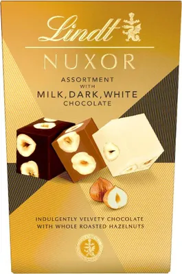 Image de Pralines Lindt Lindor NUXOR aux noisettes - 150 g