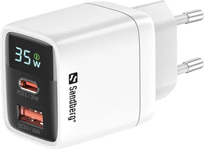 Immagine prodotto di SANDBERG Caricatore 2in1 1xUSB-C 1xUSB 35W