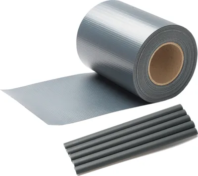 Produktbild von EINFEBEN PVC Sichtschutzstreifen Doppelstabmatten Zaun Gartenzaun Sichtschutz, 35 m x 19 cm inkl.30 Befestigungsclips, Anthrazit PVC Sichtschutzfolie fuer Doppelstabmattenzaun¡­