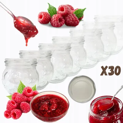 Produktbild von Wamar-Sosenka Glasbehälter 215ml 30 Stück für Marmelade