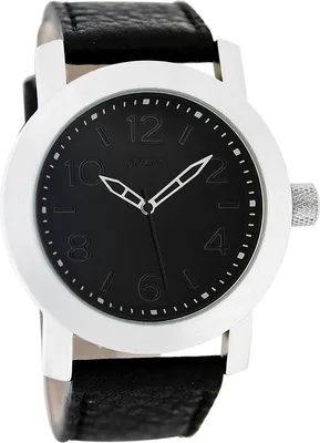 Produktbild von Oozoo Armbanduhr schwarz Leder Timepieces Damen Analog-Quarzuhr UOC5154A