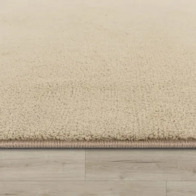 Produktbild von Paco Home Waschbarer Teppich Wohnzimmer Kurzflor Einfarbiger Moderner Stil Weich 120 cm rund