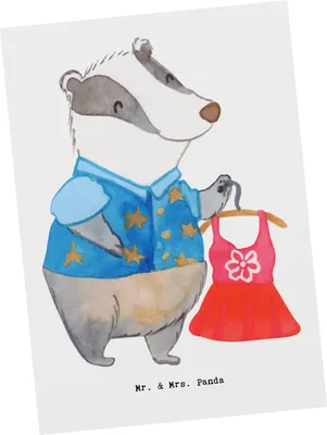 Produktbild von Mr. & Mrs. Panda Postkarte Modeverkäuferin Herz - Weiß - Geschenk, Verkäuferin, Postkarten, Ansichtskarten, Fashion Store, Grußkarte, einzelkarte, Ansichtskarte