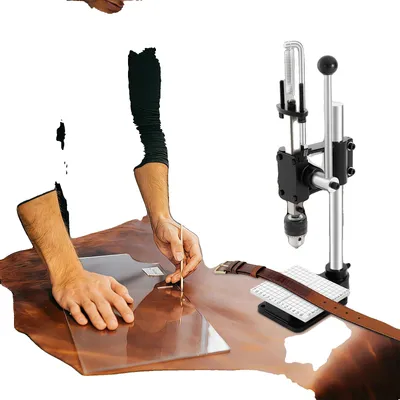 Immagine prodotto di Fustellatrice manuale, altezza regolabile 0-16 cm, forza di pressione massima ≤160 kg, apertura del collo 88 mm, dimensioni dell'imbottitura 13 x 15 x 1 cm, altezza della macchina 35 cm