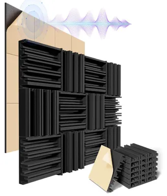 Produktbild von BYJYT2285 Akustik-Schaumstoffplatten schallabsorbierend selbstklebend