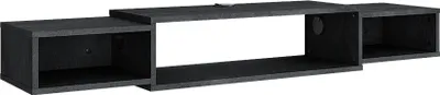 Zdjęcie produktu dla Lowboard Vicco Nordic Czarny beton 139.7 x 20.3 cm z otwartymi półkami, Model 49522