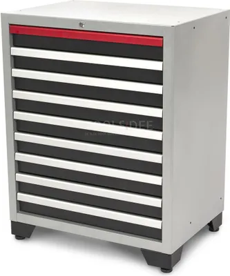 Produktbild von Professionelle Werkstattschrank Deluxe 71x51x90 cm Schwarz Werkstattausstattung