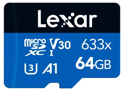 Produktbild von Lexar 64GB Micro SD Karte, microSDXC UHS-I Karte ohne SD-Adapter, Bis zu 100 MB/