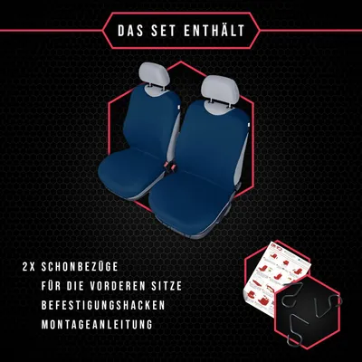 Immagine prodotto di Coprisedili auto Coprisedili universali per Fiat Freemont Anteriore 1+1 Set