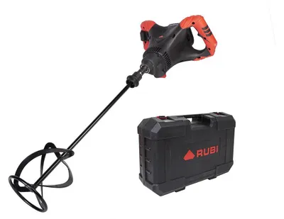 Zdjęcie produktu dla RUBI RUBIMIX-9 POWER MAX, Czarny, Czerwony, 490 RPM, 880 RPM, Prąd przemienny, 2100 W, 230 V