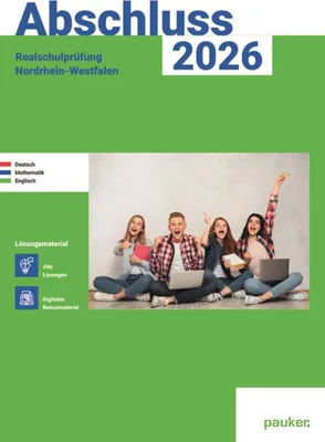 Produktbild von Abschluss 2025 - MSA NRW - Lösungsband.  - Deutsch, Mathematik und Englisch