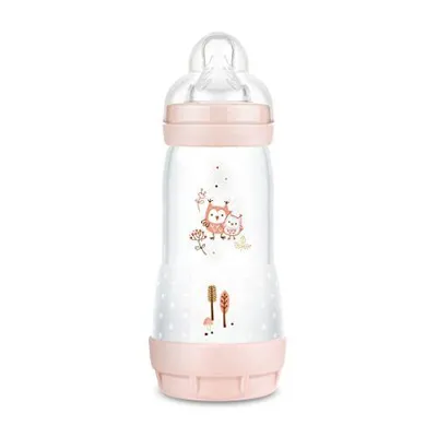 Image de MAM Easy Start Biberon Anti Colique, Tétine silicone SkinSoft, 4 mois et +, 320 ml, rose
