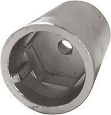 Produktbild von Tecnoseal Sechskantige Wurzelwellenanode Silber 50 mm Silber 50 mm