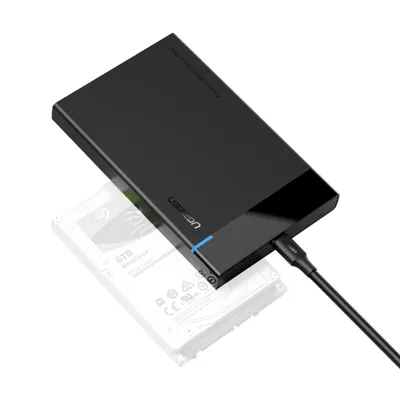 Immagine prodotto di Custodia per disco rigido UGREEN 2.5" SATA 6TB USB-C - Nero