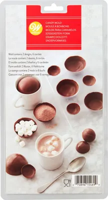 Produktbild von Wilton 3D Heißer Schokoladenball Bonbonform / Kugeln