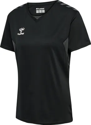 Produktbild von hummel hmlAUTHENTIC PL JERSEY S/S WOM BLACK BLACK XS
