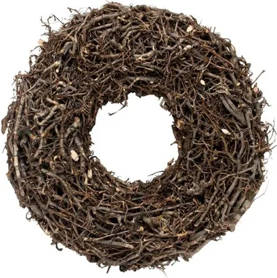 Produktbild von Deko Kranz aus Bonsai-Zweigen, Ø 30, 45, 60 cm | Türkranz , Größe:Ø 45 cm