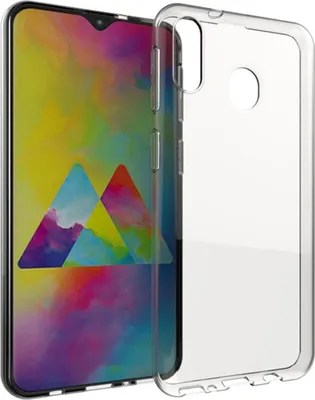 Produktbild von Hülle für Samsung Galaxy M20 Handyhülle Silikon Case Cover Bumper transparent