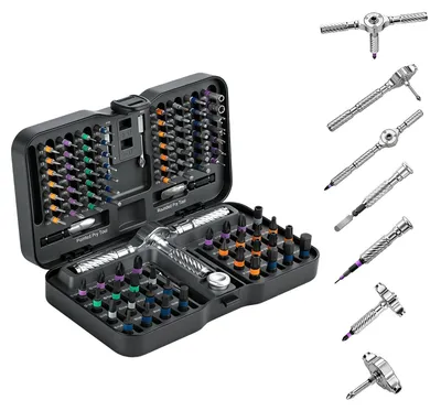 Produktbild von 100-teiliges Schraubendreherset mit magnetischen Bits