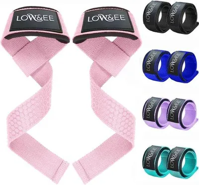 Produktbild von Famanu Gewichtheberbänder - Gepolsterte Neopren- und Silikonriemen für das Fitnessstudio