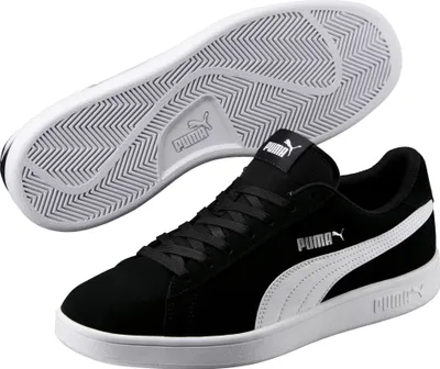 Produktbild von Puma Smash v2 Sneaker Erwachsene schwarz weiß silber UK 8 EU 42