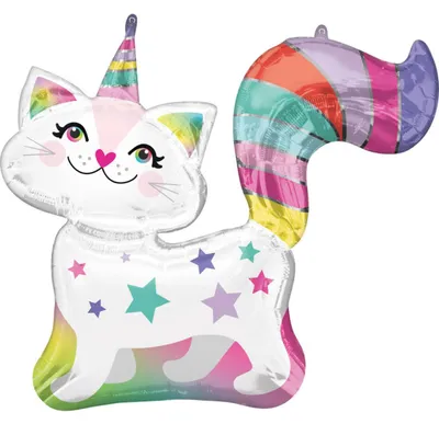 Produktbild von 31" Shape Folienballon "Caticorn"