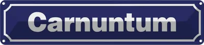 Produktbild von vianmo Blechschild 10x46 cm Garnuntum