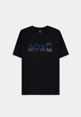 Produktbild von Playstation T-Shirt Herren PlayStation Controller schwarz S