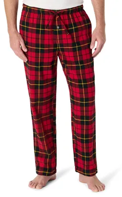 Immagine prodotto di Pantaloni da pigiama in flanella traspirante da uomo, marca Essentials (disponibili in diverse taglie)