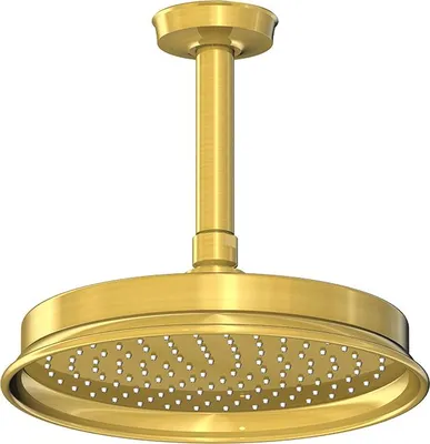 Produktbild von Steinberg Serie 350 Kopfbrauseset, rund, mit Brausearm, Deckenmontage, 3501580BG