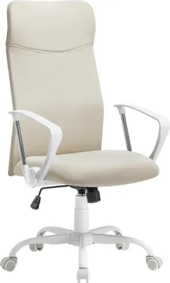 Image de Chaise de bureau DINA, max. 120kg, beige/blanc