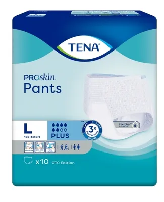 Immagine prodotto di Tena Pants ProSkin mutandine assorbenti plus L, 10 pezzi - A lungo termine!