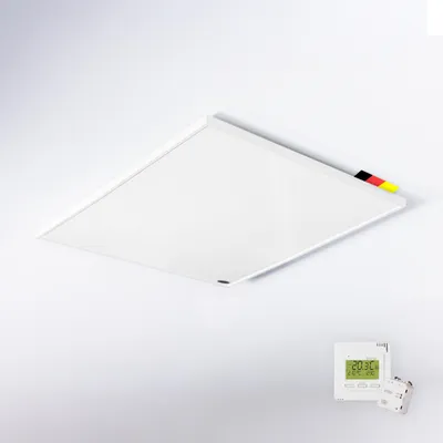 Produktbild von Infrarot-Deckenheizung – 450 Watt – Kabelloser Thermostat – Aluminium – Für den Innenbereich