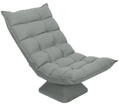 Produktbild von HOMCOM Bodenstuhl Bodensofa mit Verstellbarer Rückenlehne für Wohnzimmer, Büro