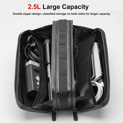 Produktbild von ROCKBROS Rahmentasche Fahrrad Wasserdichte Dreiecktasche für Montainbikes, Rennräder 2,5L